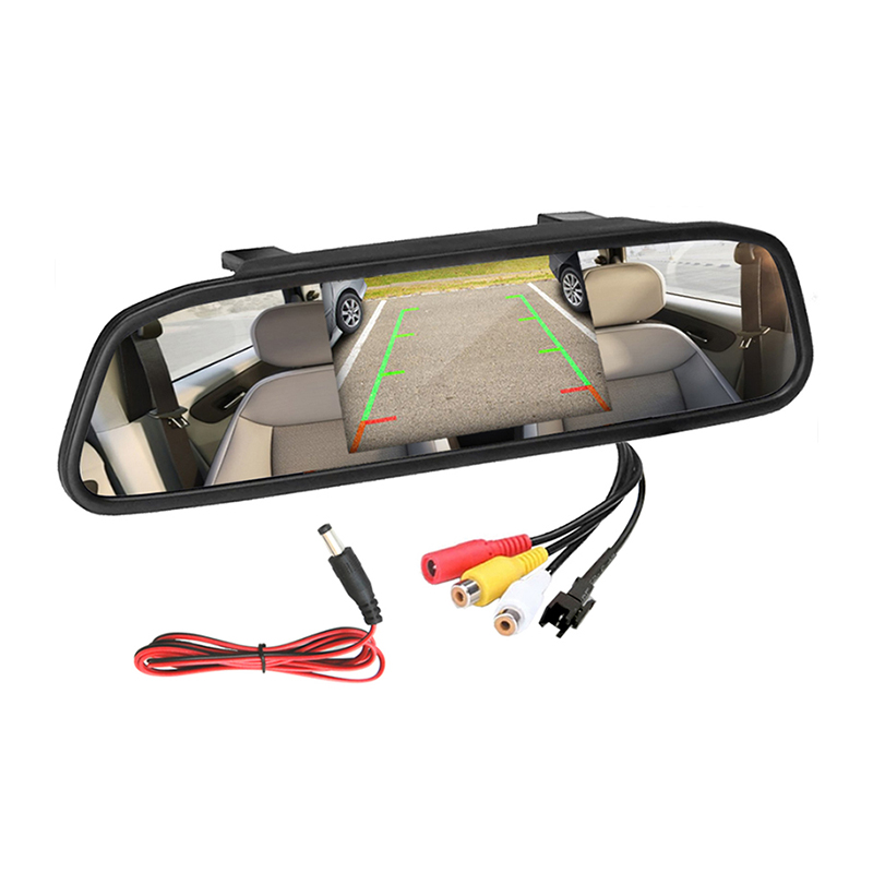 GUARDTEX ESPEJO RETROVISOR GMP-5 CON DISPLAY 4.3"