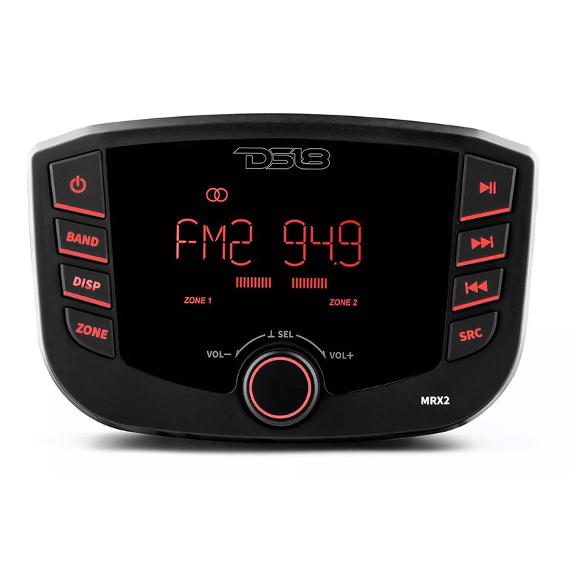 STEREO MARINO DS18 MRX2 / BLUETOOTH / 6 PAR RCA 2 ZONAS