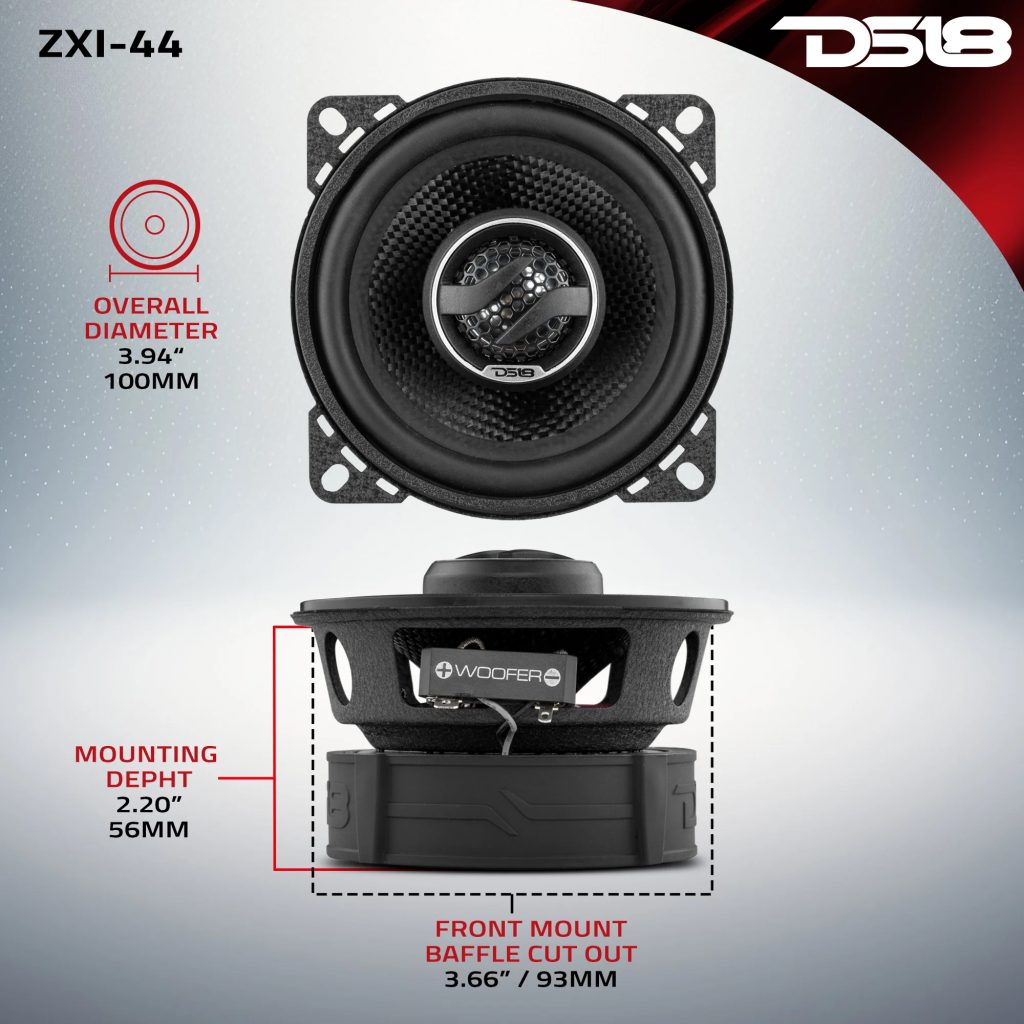 Parlantes Ds18 Zxi-44 4 Pulgadas 2 Vias 50 Wrms 150w 4 Ohms – imagen 8