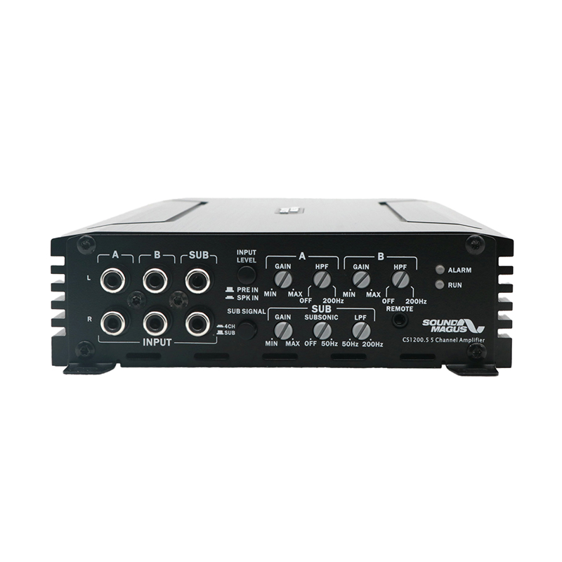 AMPLIFICADOR SOUNDMAGUS CS1200.5 / 5 CANALES / 4X150W + 1X400W