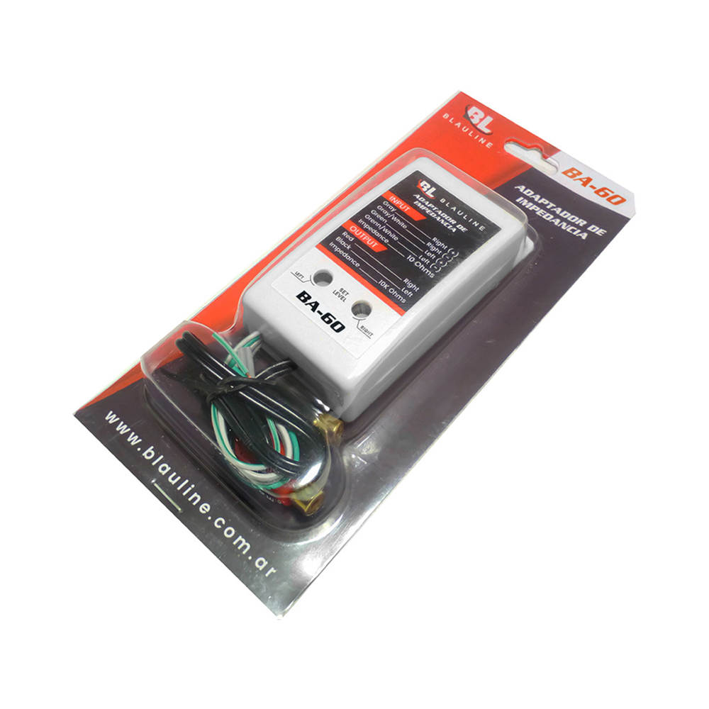 ADAPTADOR DE IMPEDANCIA BLAULINE BA-60 2 CANALES