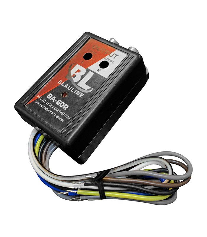 ADAPTADOR DE IMPEDANCIA BLAULINE BA-60R CON REMOTO 2 CANALES