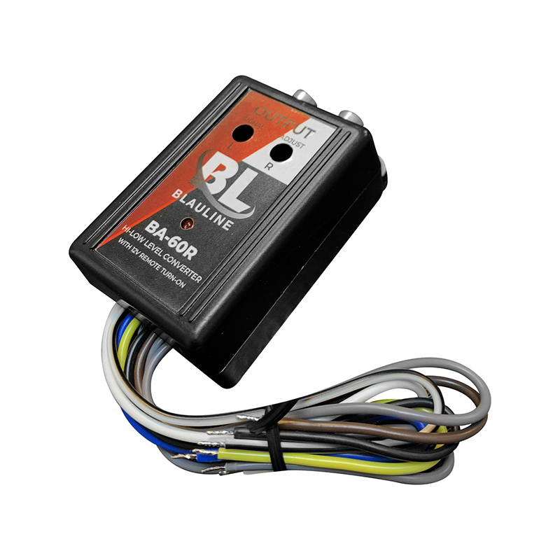 ADAPTADOR DE IMPEDANCIA BLAULINE BA-60R / CON REMOTO / 2 CANALES