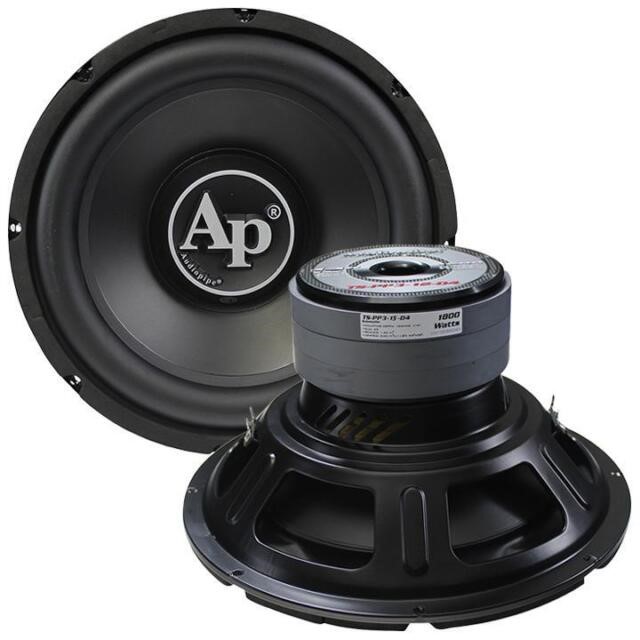 SUBWOOFER AUDIOPIPE TS-PP3-15 D4 / 15' PULGADAS / 700Rms / Doble Bobina