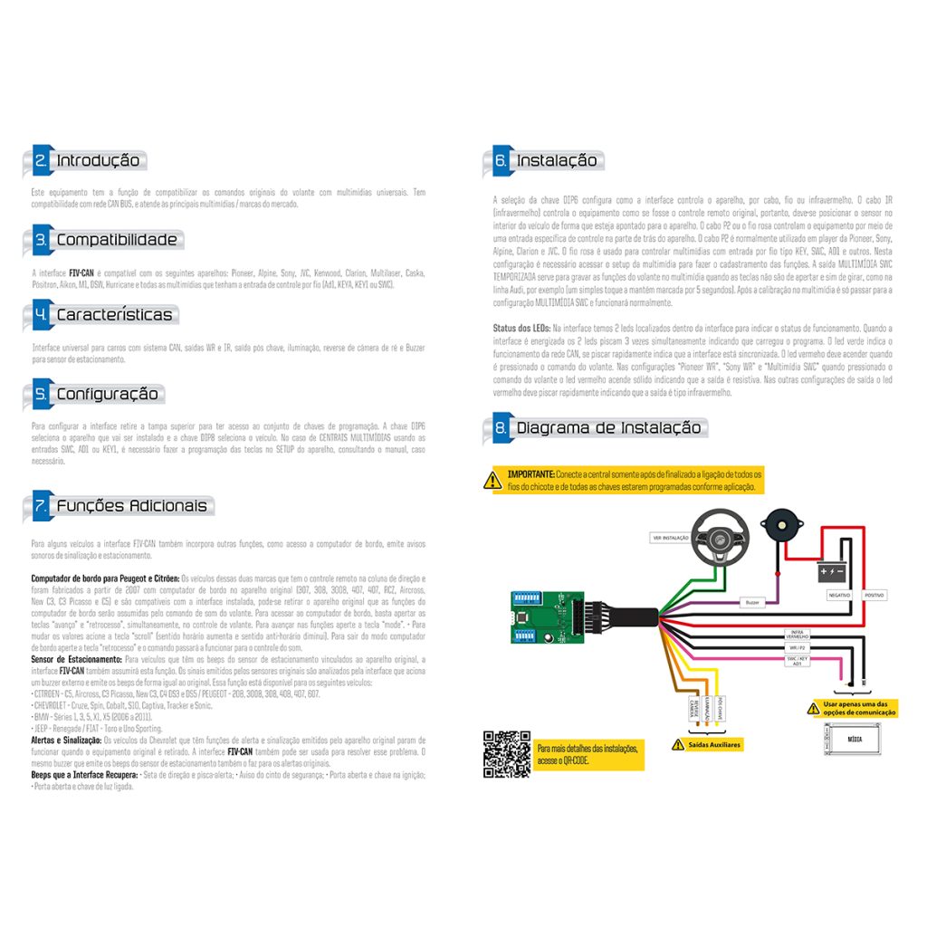 Interface De Volante FLEXITRON WEX01 Universal Canbus – imagen 4