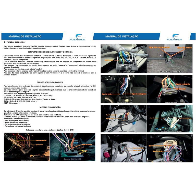 INTERFACE DE VOLANTE FLEXITRON WEX01 / UNIVERSAL / CANBUS