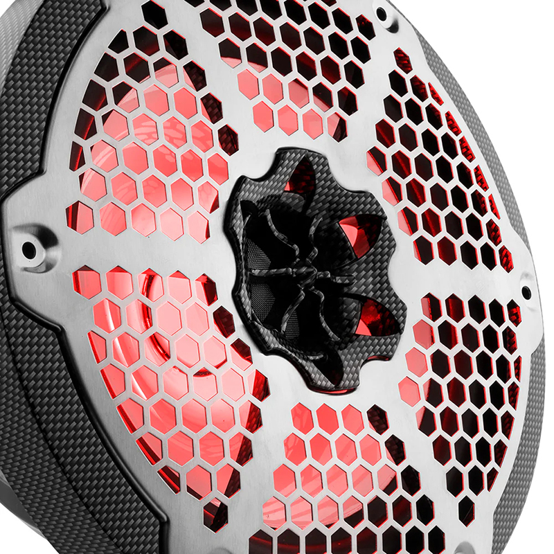 PARLANTES MARINOS DS18 CF-8 / 8 PULGADAS / RBG / 150RMS / 4OHMS