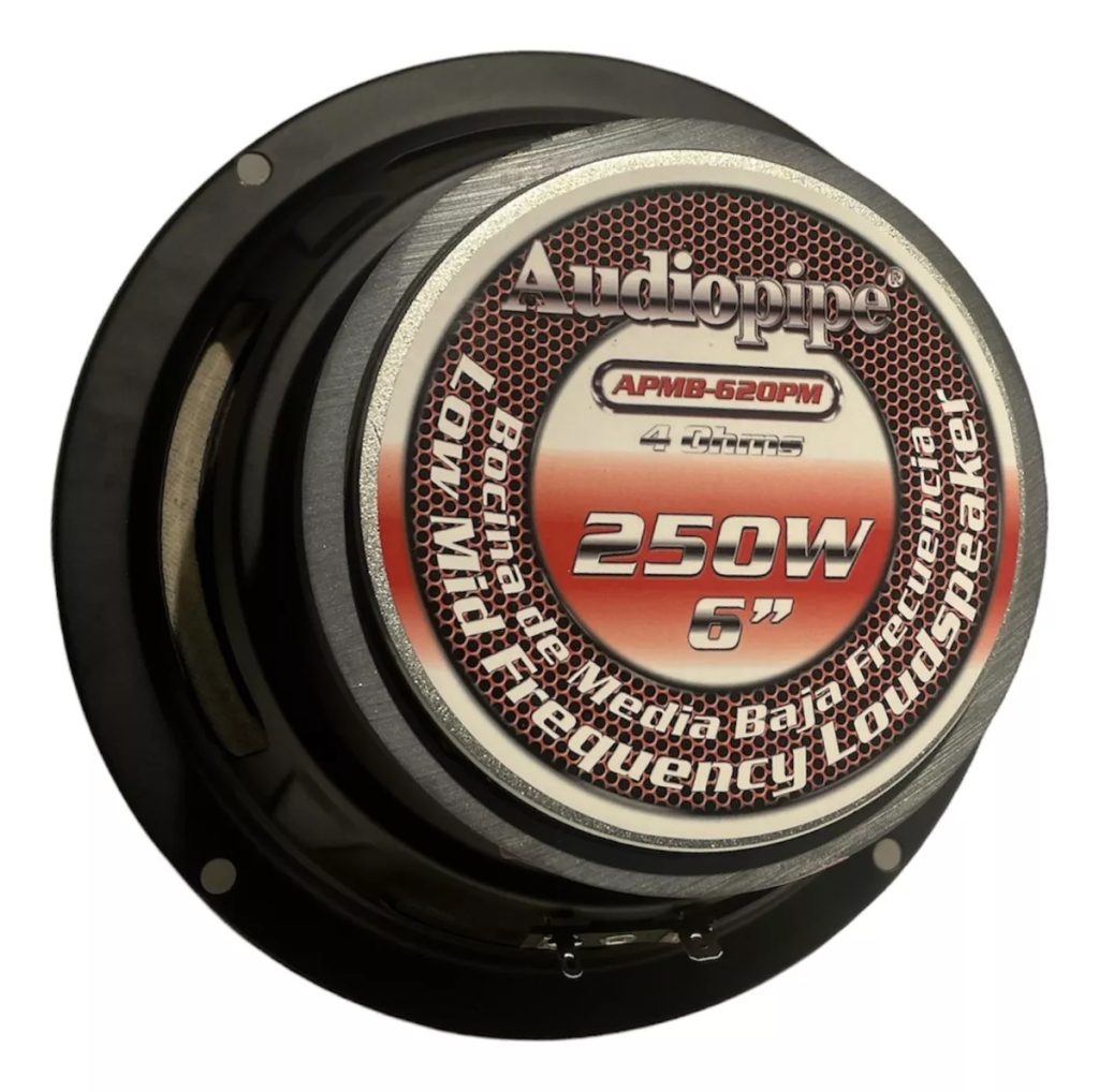 Parlante Medio Bajo AUDIOPIPE APMB-620PM 6 Pulgadas 125RMS 4OHMS