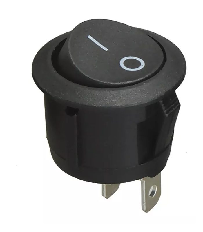 Tecla Redonda AUDIOPIPE RS-101/8C-N 2 Patas ON/OFF 23mm