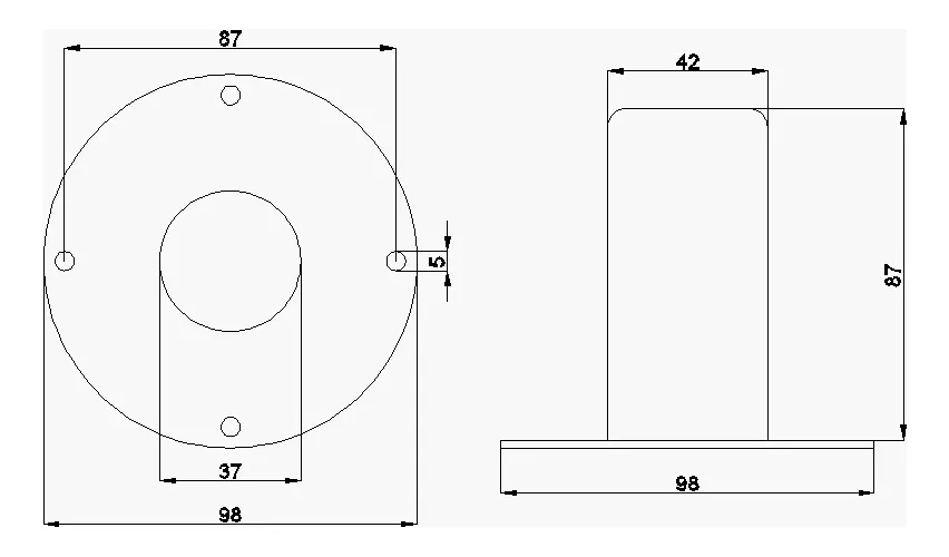Sombrero Metalico Para Bafle