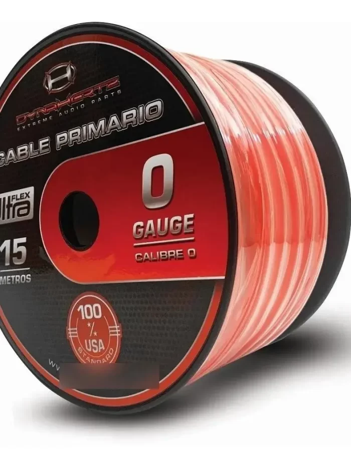 ROLLO CABLE DYNAHERTZ 0AWG 4AWG 12AWG 16AWG