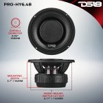 MEDIO DS18 PRO-HY6.4B / 6 PULGADAS / HIBRIDO CON DRIVER / 225RMS / 4OHMS