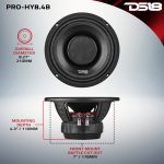MEDIO DS18 PRO-HY8.4B / 8 PULGADAS/ HIBRIDO CON DRIVER / 250RMS / 4OHMS