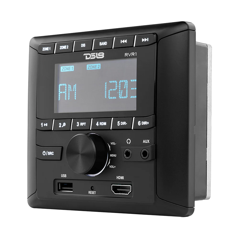 RADIO MARINA DS18 RV.R1 / BLUETOOTH / AUX / 5 SALIDAS RCA
