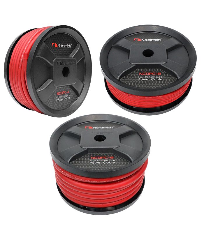 ROLLO DE CABLE NAKAMICHI NCGPC / 0AWG / 4AWG / 8AWG