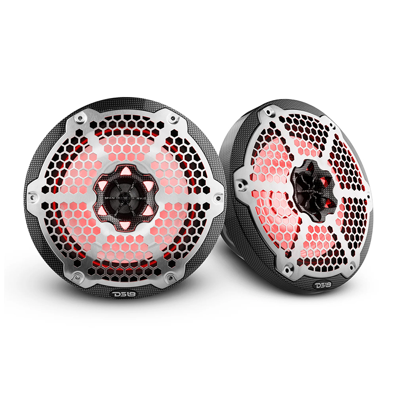 PARLANTES MARINOS DS18 CF-8 / 8 PULGADAS / RBG / 150RMS / 4OHMS