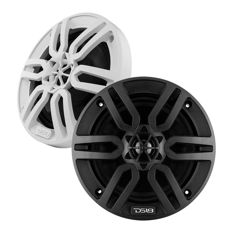 PARLANTES MARINOS DS18 MP6 WH/BK / 6 PULGADAS / 60RMS / 180W BL