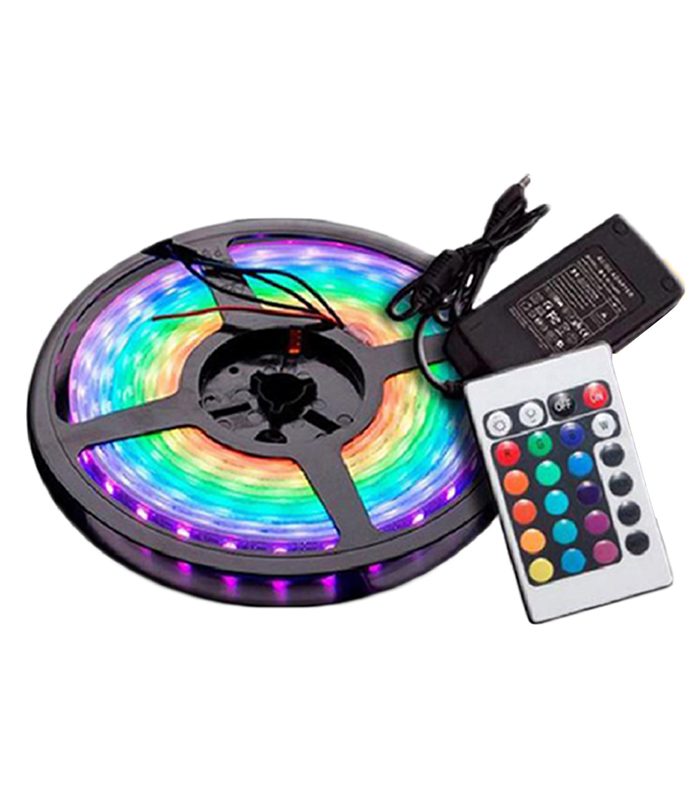 Rollo Led LUX LED RGB 5 Metros 5050 12v Con Control Remoto