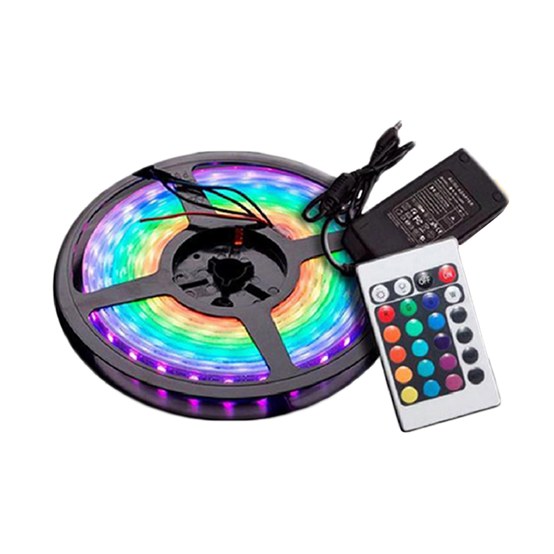 Rollo Led LUX LED RGB 5 Metros 5050 12v Con Control Remoto