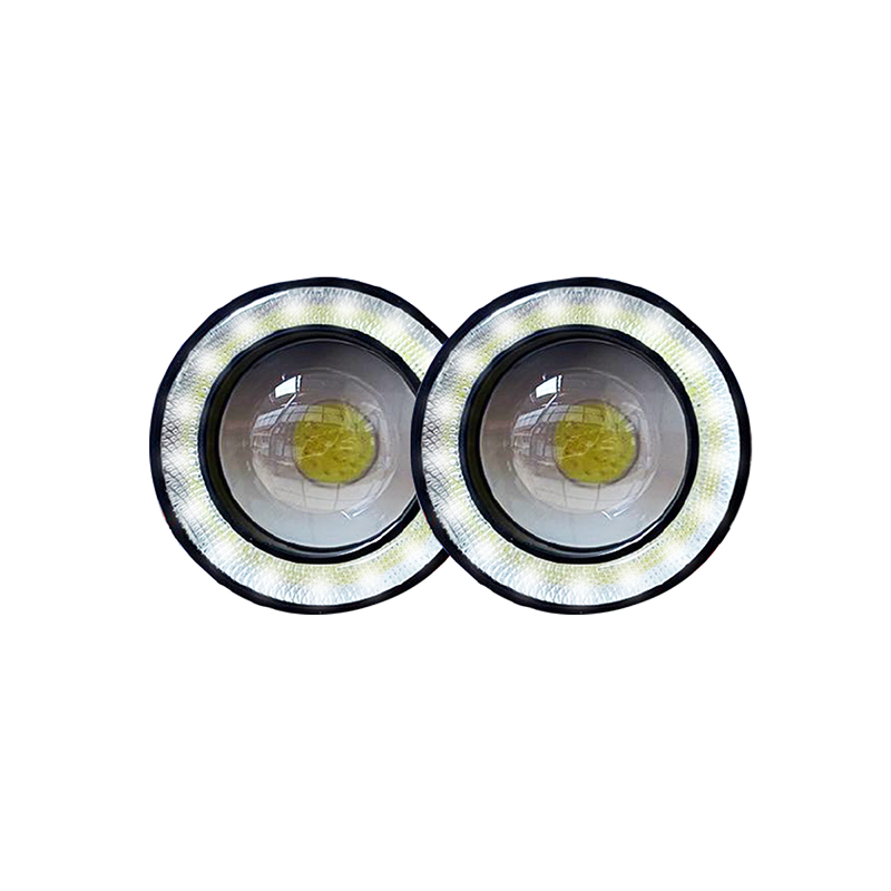 Juego Faro Lupa LUX LED DJ715AHALO Funcion Flash + Ojo Angel