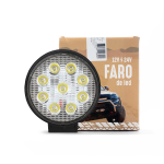 Faro Led Circular LUX LED DJ912SPEPI 27w 9 Led 3w Blanco 12v