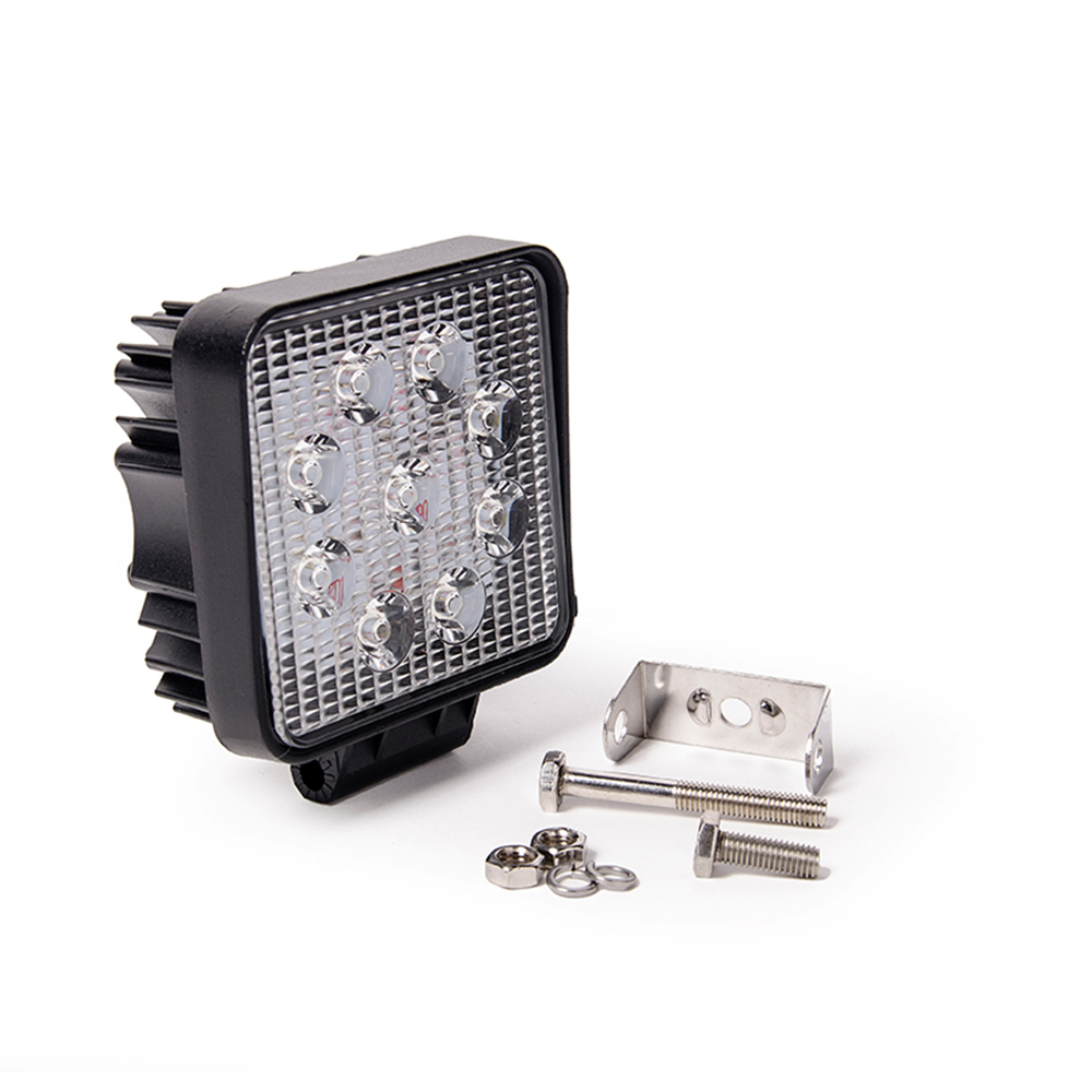 Faro Led Cuadrado LUX LED DJ1012SPEP 27w 9 Led 3w Blanco 12v – imagen 5