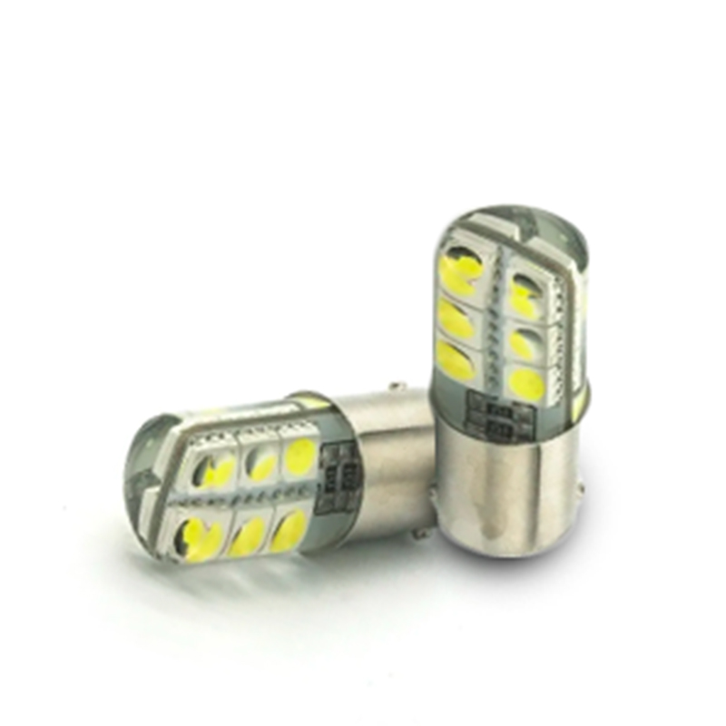 Kit Lampara KOBO LED12498SIL P21W 6 Led 5050 Siliconado Blanco 12v