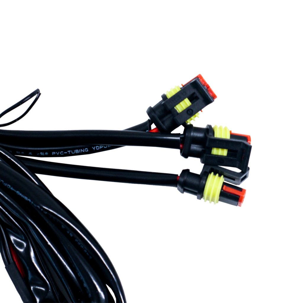 Kit 3 Faros LUX LED DJ-KD138810W Para Parrilla Tipo Raptor