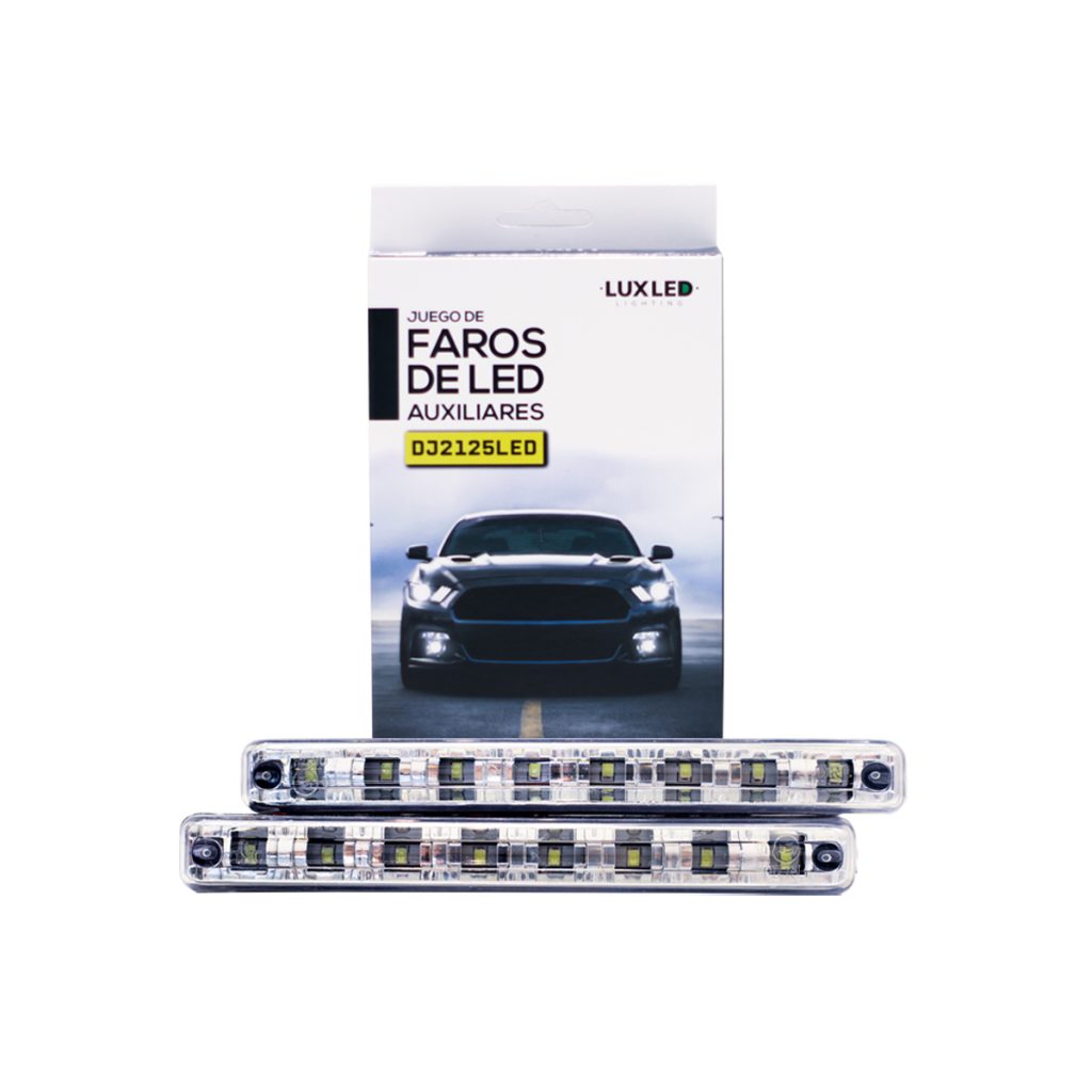 Faros Auxiliar Rectangular LUX LED DJ2125LED 5 Led Universal – imagen 4