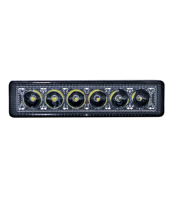 Faro Led Rectangular LUX LED DJ1112SPEP 18w 6 Led 3w Blanco