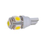 Kit Lampara KOBO LED12961BLA5P T10 6 Led 5050 SMD Blanco
