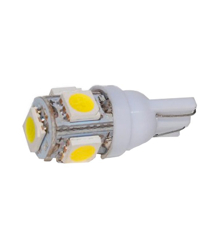 Kit Lampara KOBO LED12961BLA5P T10 6 Led 5050 SMD Blanco