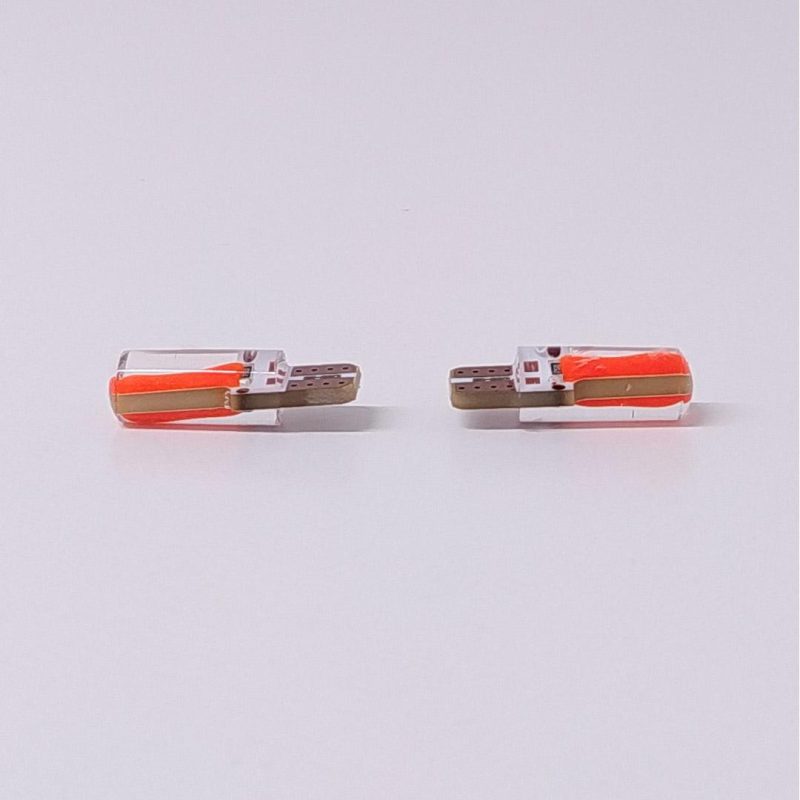 Kit Lampara KOBO LED12961GELRO T10 Gel Siliconado Canbus Rojo 12v