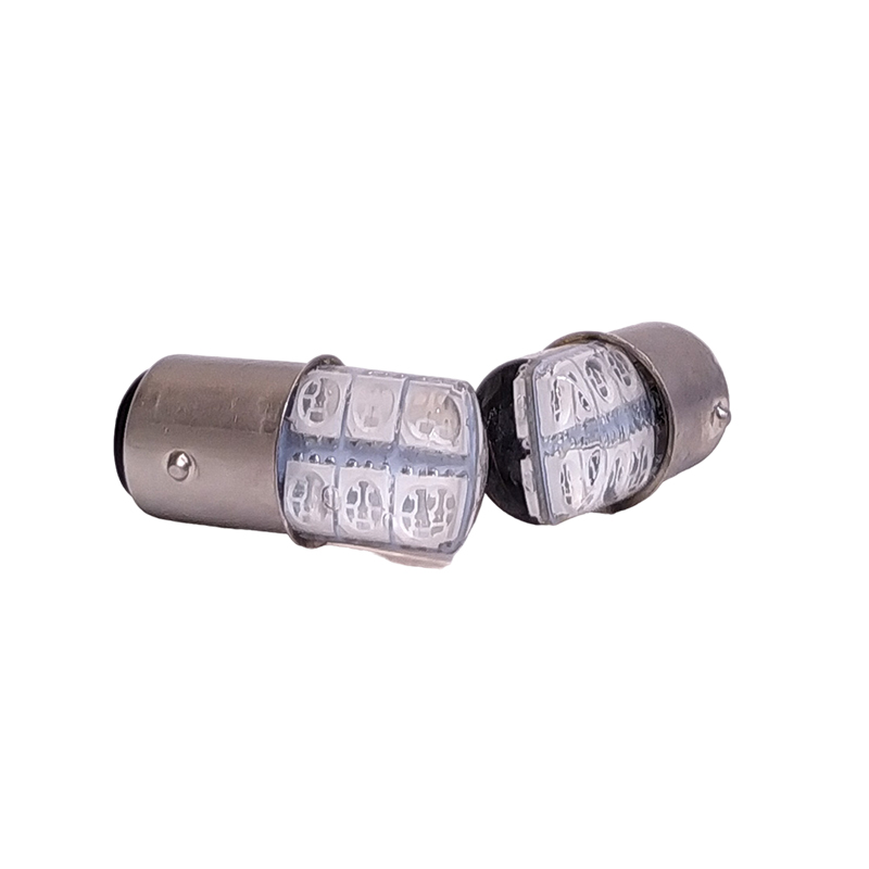 Kit Lampara KOBO LED12499SILAMB P21 5w 12 Led Cob Silica Ambar 12v