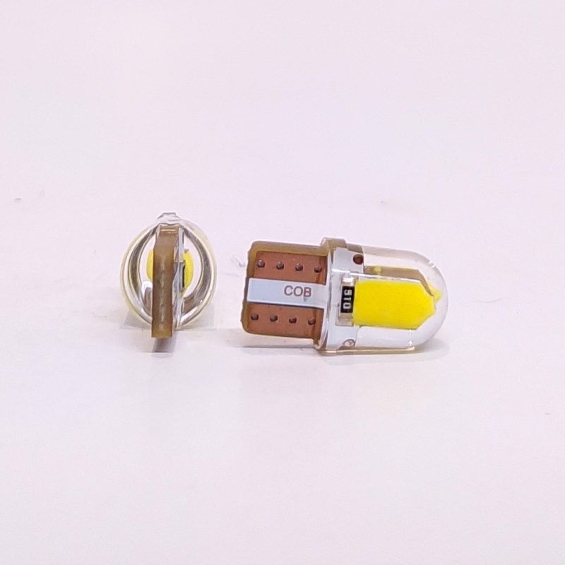 Kit Lampara KOBO LED12961GELYE T10 Gel Siliconado Canbus Ambar 12v