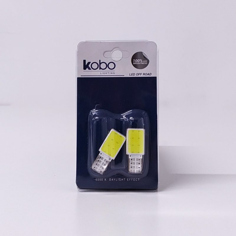 Kit Lampara KOBO LED12961SUPCO Led T10 Chip Pastilla Cob