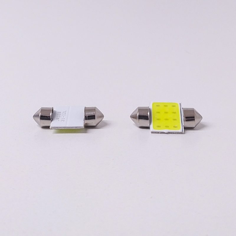 Kit Lampara Tubular KOBO LEDTUB31COB12 Led Cob 39mm Blanco 12v