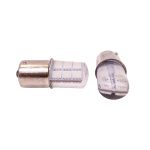 Kit Lampara KOBO LED12498SILAMB P21W 12 Led Cob Silica Ambar 12v