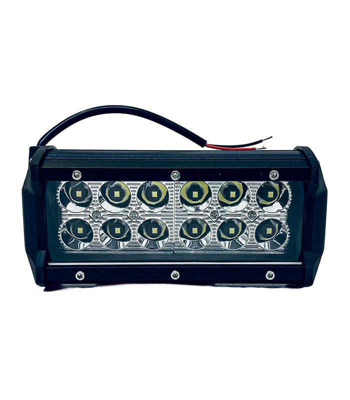BARRA 12 LED LUXLED BAR36 / 36W / 16,6CM / LARGO ALUMINIO