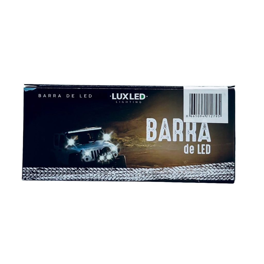 Barra 12 Led LUXLED BAR36 36w 16,6cm Largo Aluminio