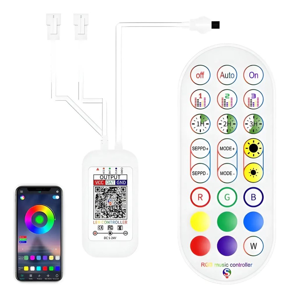 Mini Controladora RF PIXEL LED con Bluetooth – imagen 1