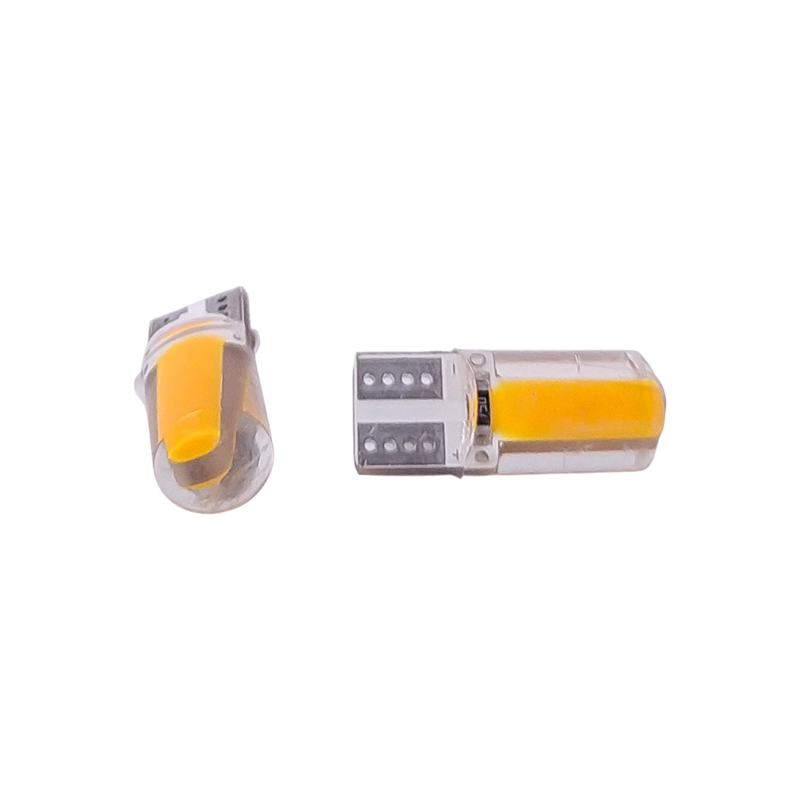 Kit Lampara KOBO LED12961GELYE T10 Gel Siliconado Canbus Ambar 12v