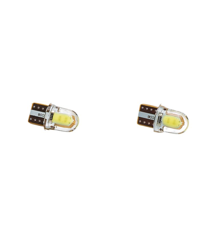 Kit Lamparas KOBO LED12961SGBLA T10 Led Cob Mini Siliconado Blanco