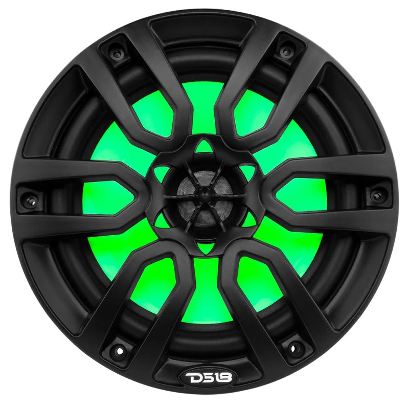 Parlantes Marinos DS18 NXL-8Bk  8 pulgadas 125 rms RGB 4ohms