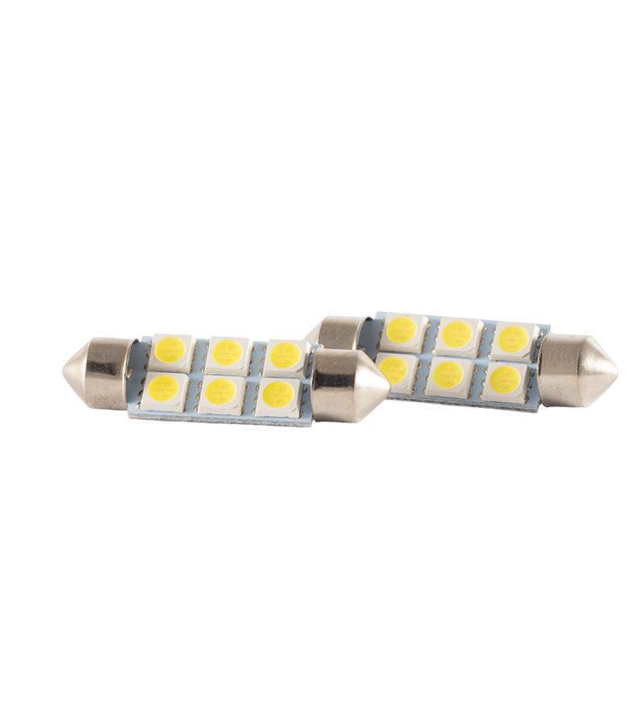 Lampara Tubular KOBO LEDTUB6BLA3912 6 Leds 5050 39 Milímetros Blanco 12V