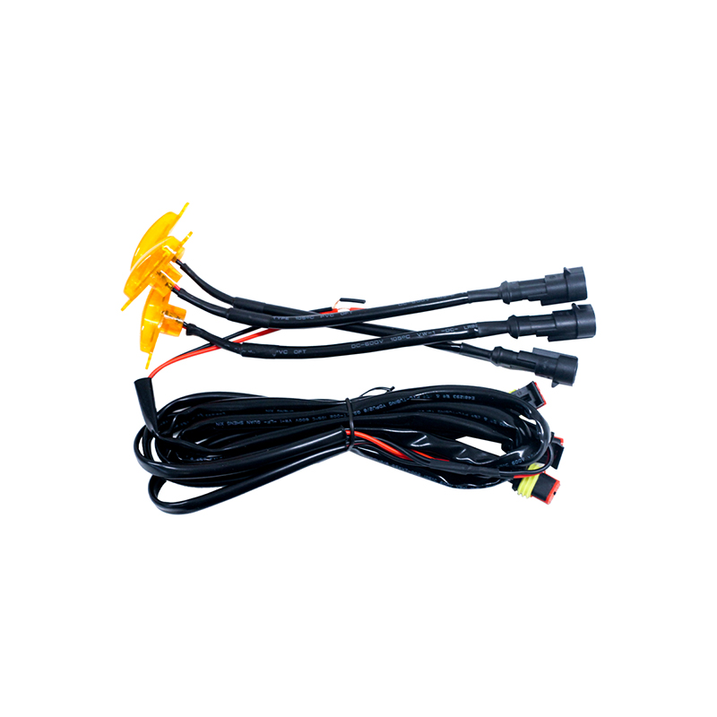 Kit 3 Faros LUX LED DJ-KD138810W Para Parrilla Tipo Raptor