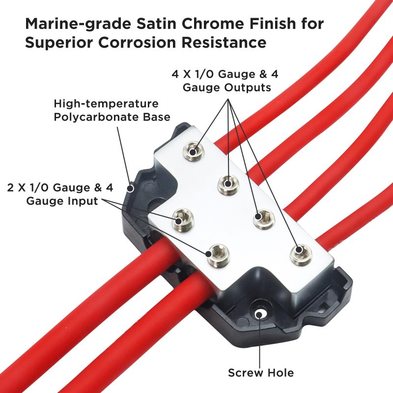 BLOQUE DISTRIBUIDOR RECOIL BDB24 2X0GA + 4X0/4GA