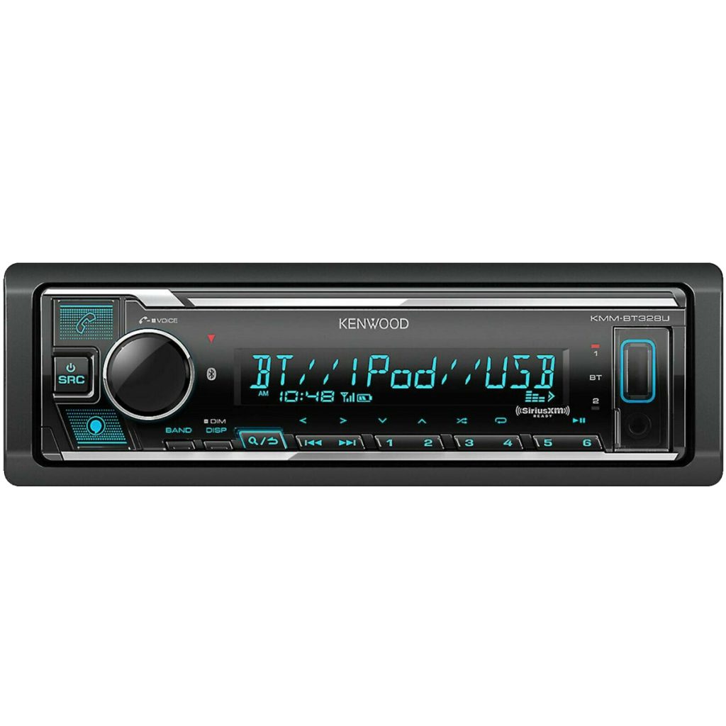 ESTEREO KENWOOD KMM-BT328 BT USB 3 PAR RCA COLOR VARIABLE