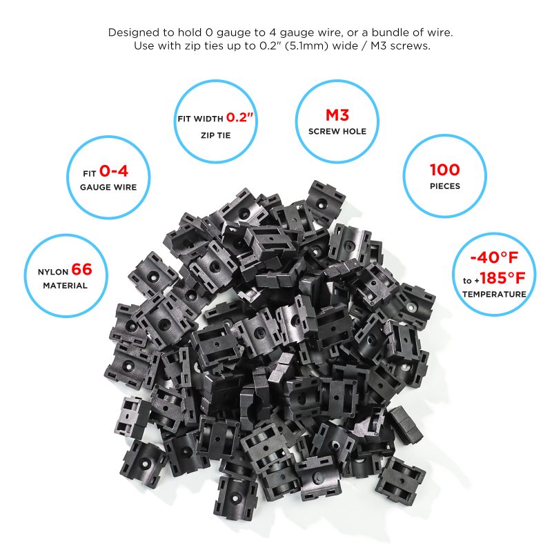 Zócalo Para Montaje De Cables RECOIL ZTM19-K100 4/8GA