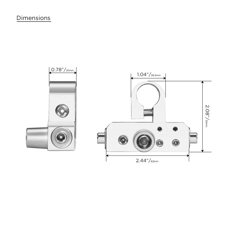 BORNES BATERIA RECOIL BTL POSITIVO Y NEGATIVO X PAR